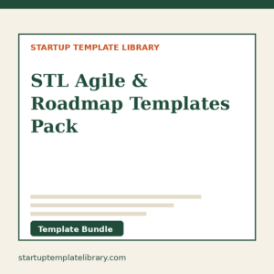 STL Agile & Roadmap Templates Pack