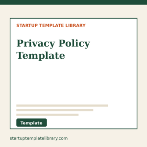 Privacy Policy Template