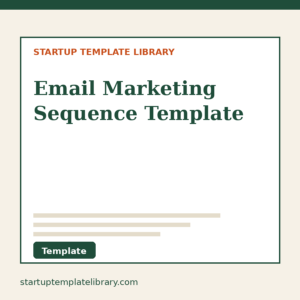 Email Marketing Sequence Template