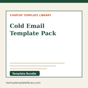 Cold Email Template Pack
