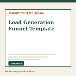 Lead Generation Funnel Template