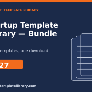 Startup Template Library — Bundle