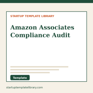 Amazon Associates Compliance Audit