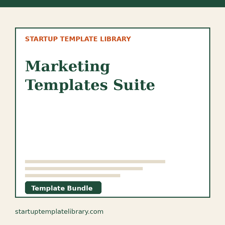 Marketing Templates Suite