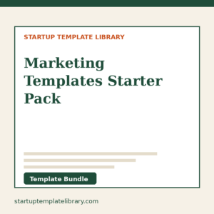 Marketing Templates Starter Pack