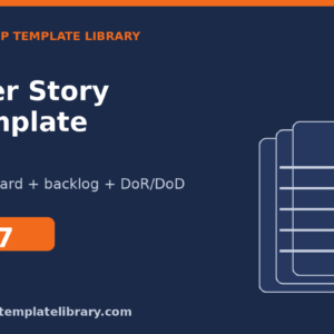 User Story Template
