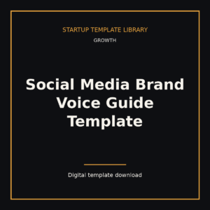 Social Media Brand Voice Guide Template