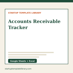Accounts Receivable Tracker cover